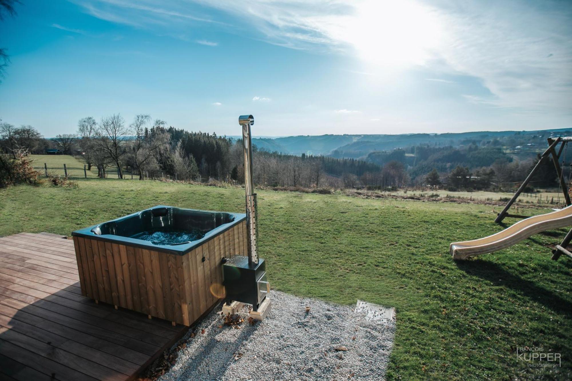 Le Noir Flohay 30 Pers - Malmedy, Vue, Wellness Villa Ngoại thất bức ảnh